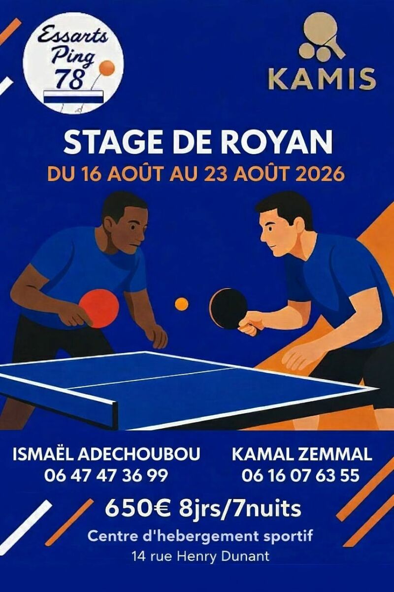 Stage d'été à Royan