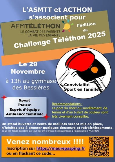 CHALLENGE TÉLÉTHON PARENTS/ENFANTS