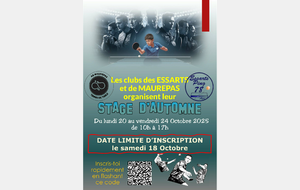 Stage d'Automne 2025